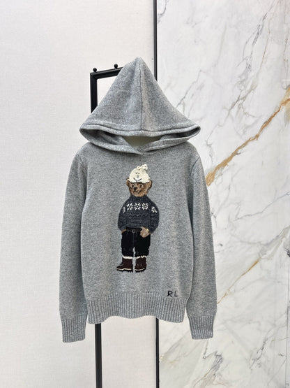 Ral NEW embroidered hooded sweater