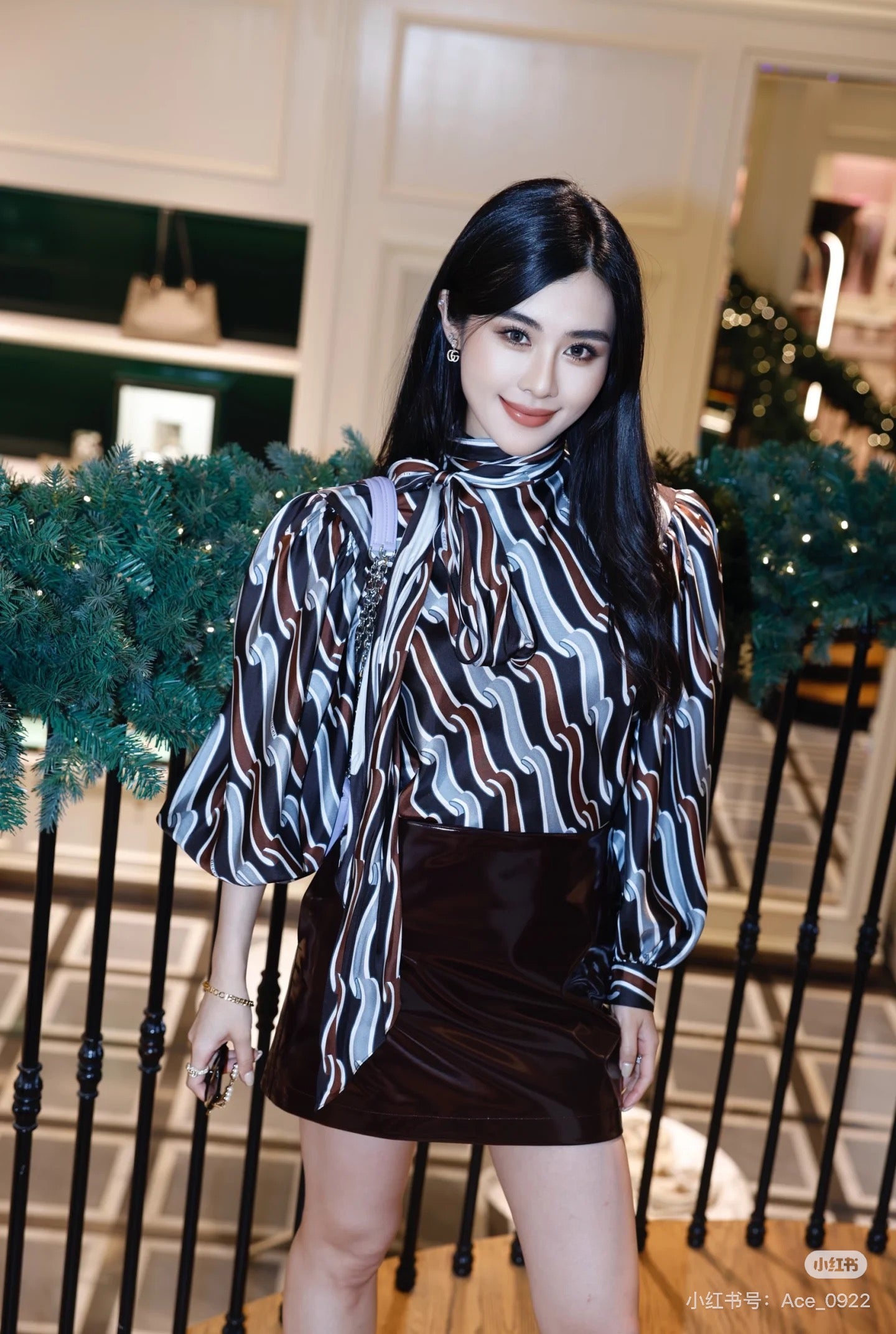 Guc NEW printed silk shirt