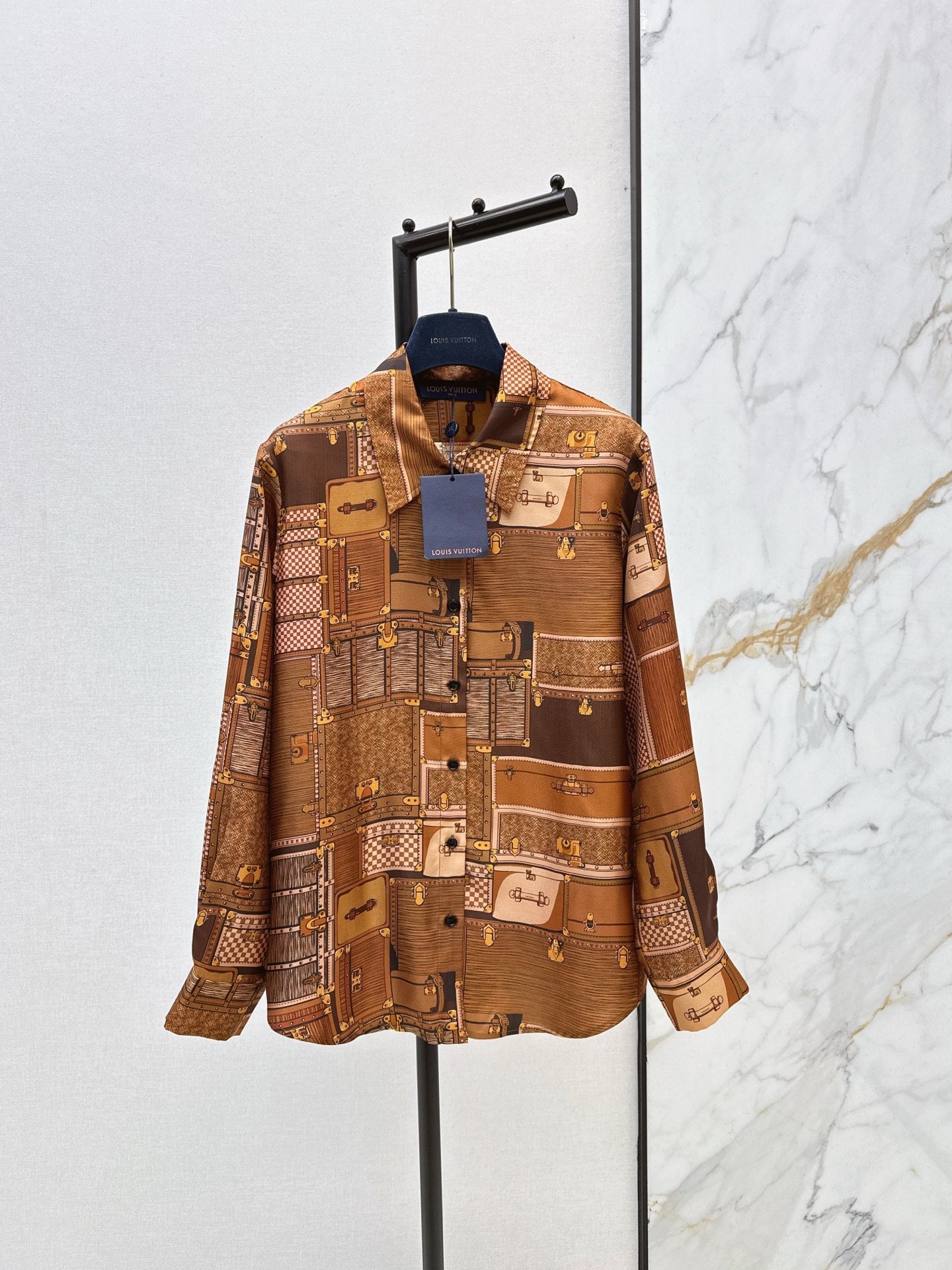 Louis NEW printed silk shirt