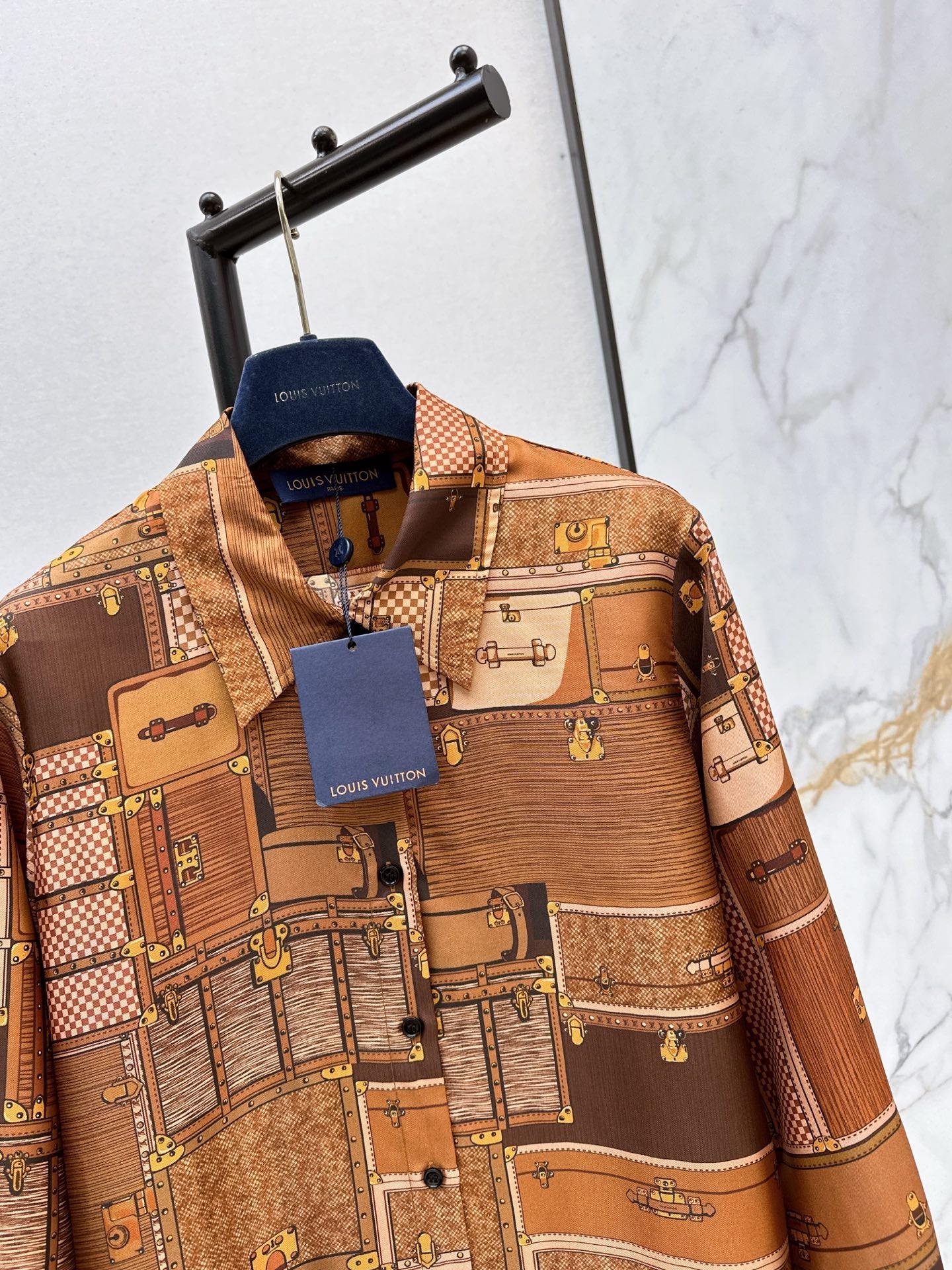 Louis NEW printed silk shirt