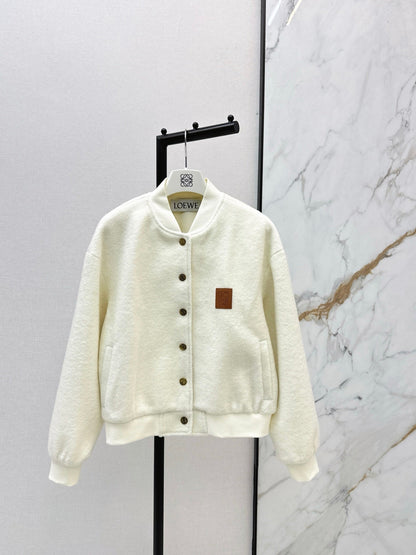 Loe NEW woolen baseball jacket