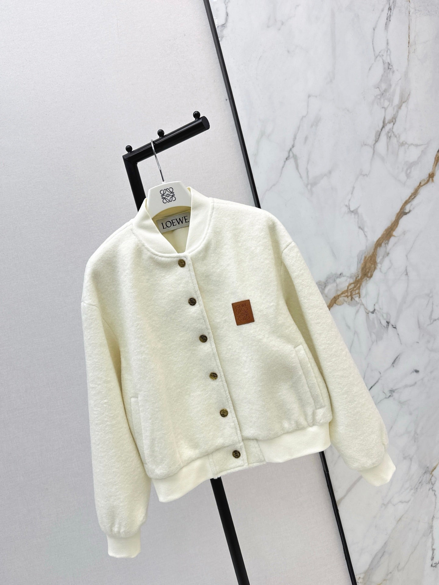 Loe NEW woolen baseball jacket