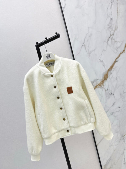 Loe NEW woolen baseball jacket