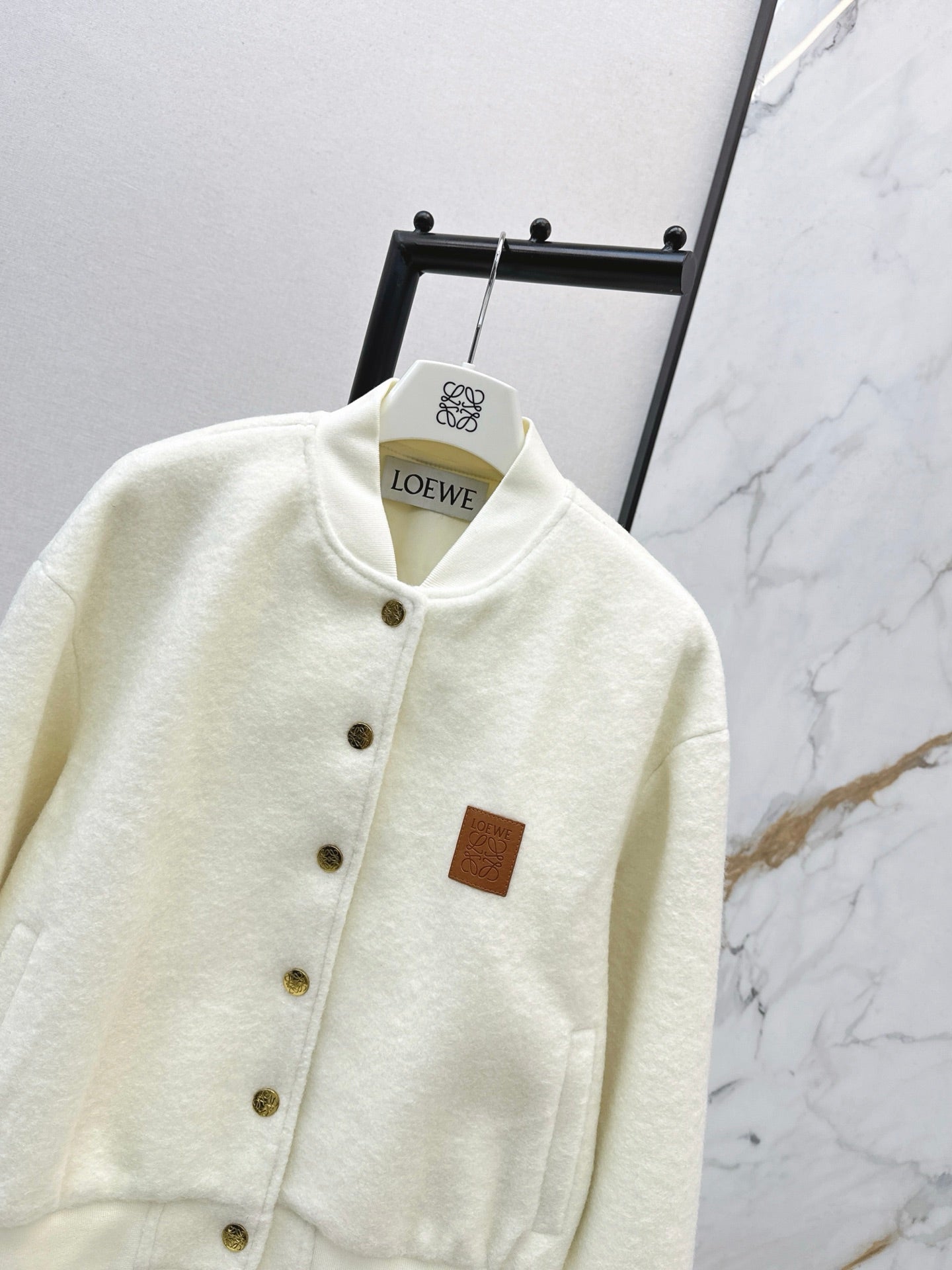 Loe NEW woolen baseball jacket