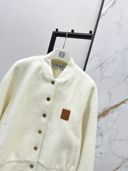Loe NEW woolen baseball jacket