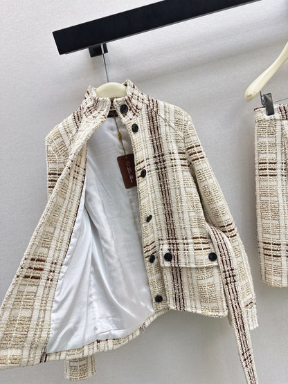 Loro NEW checked tweed jacket