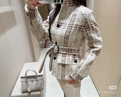 Loro NEW checked tweed jacket