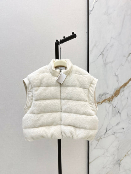 Brun NEW woolen  down vest