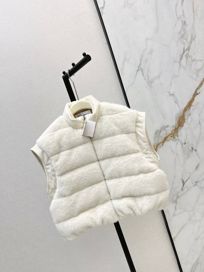 Brun NEW woolen  down vest