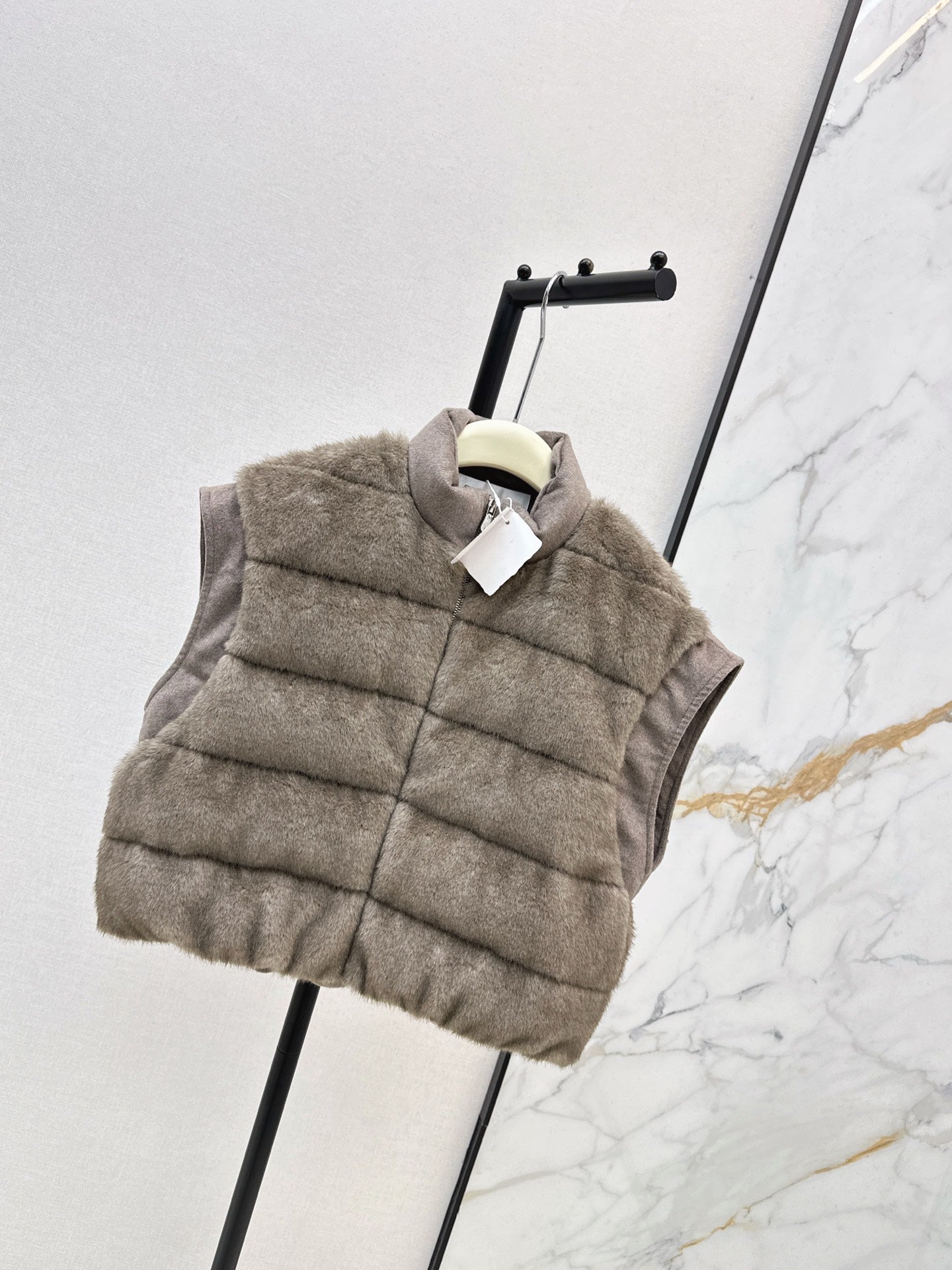 Brun NEW woolen  down vest
