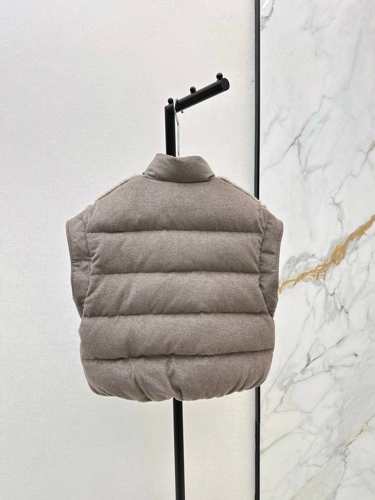 Brun NEW woolen  down vest