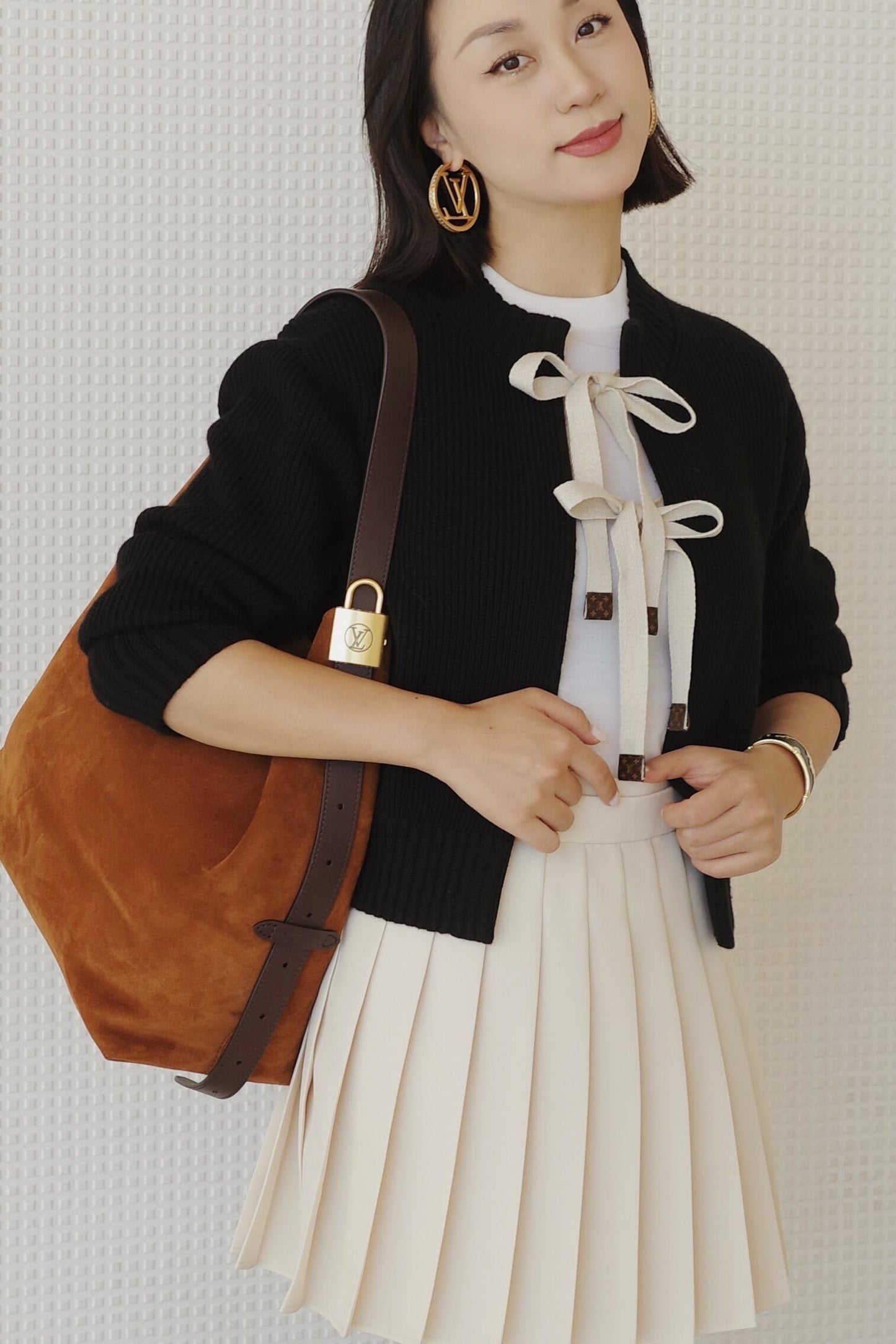 Louis NEW Bow-knot knitted cardigan