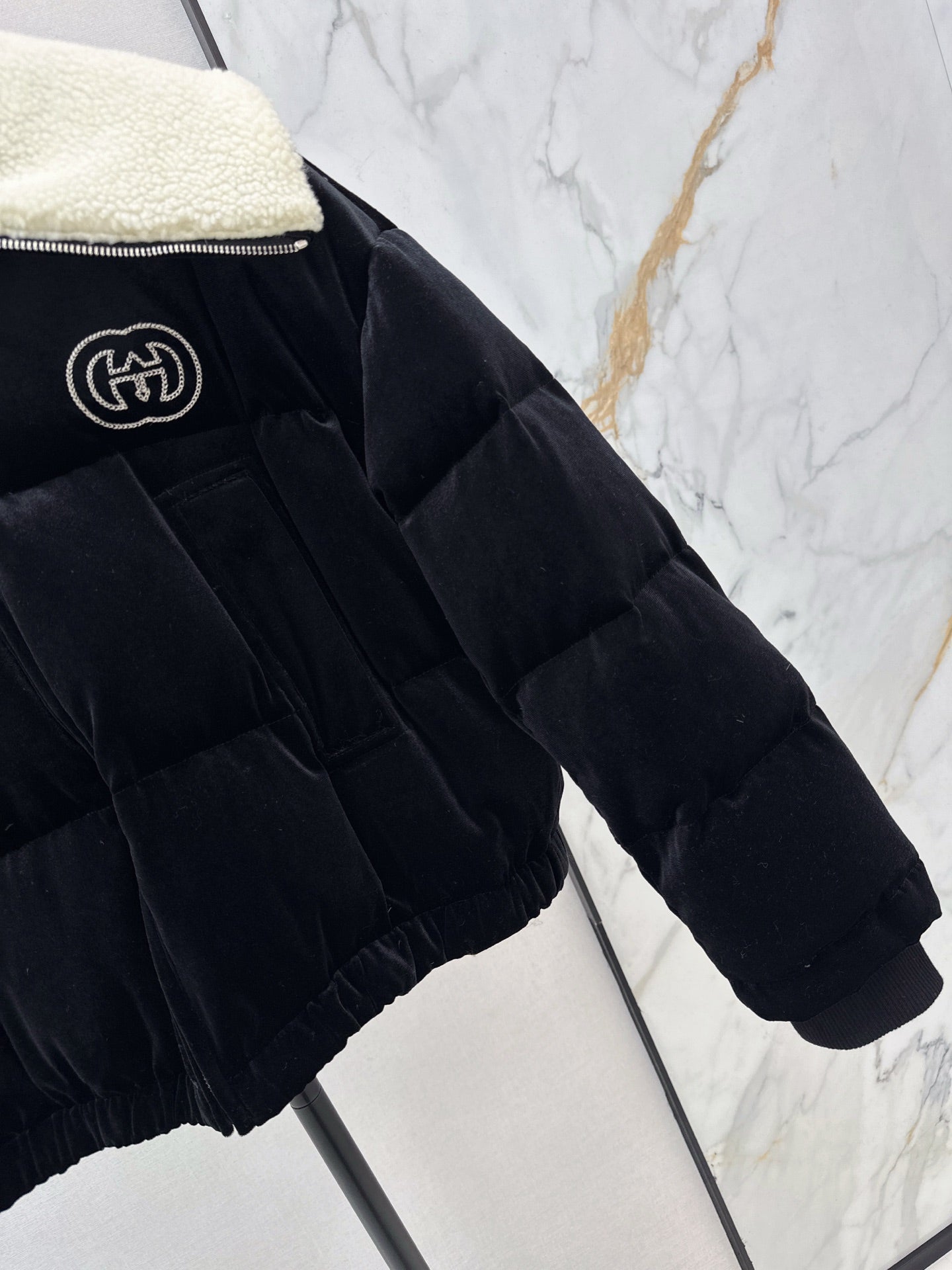 Guc NEW Velvet down jacket
