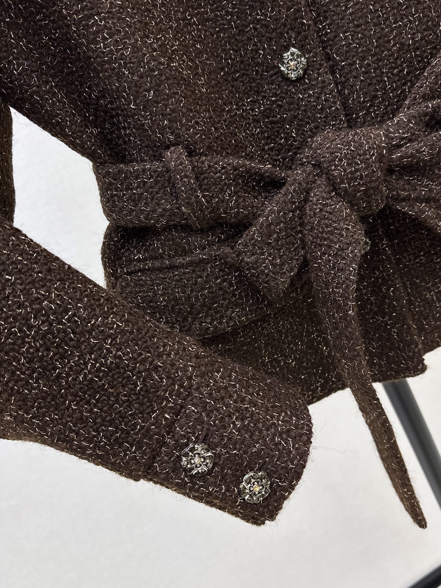 Chan NEW woven tweed jacket