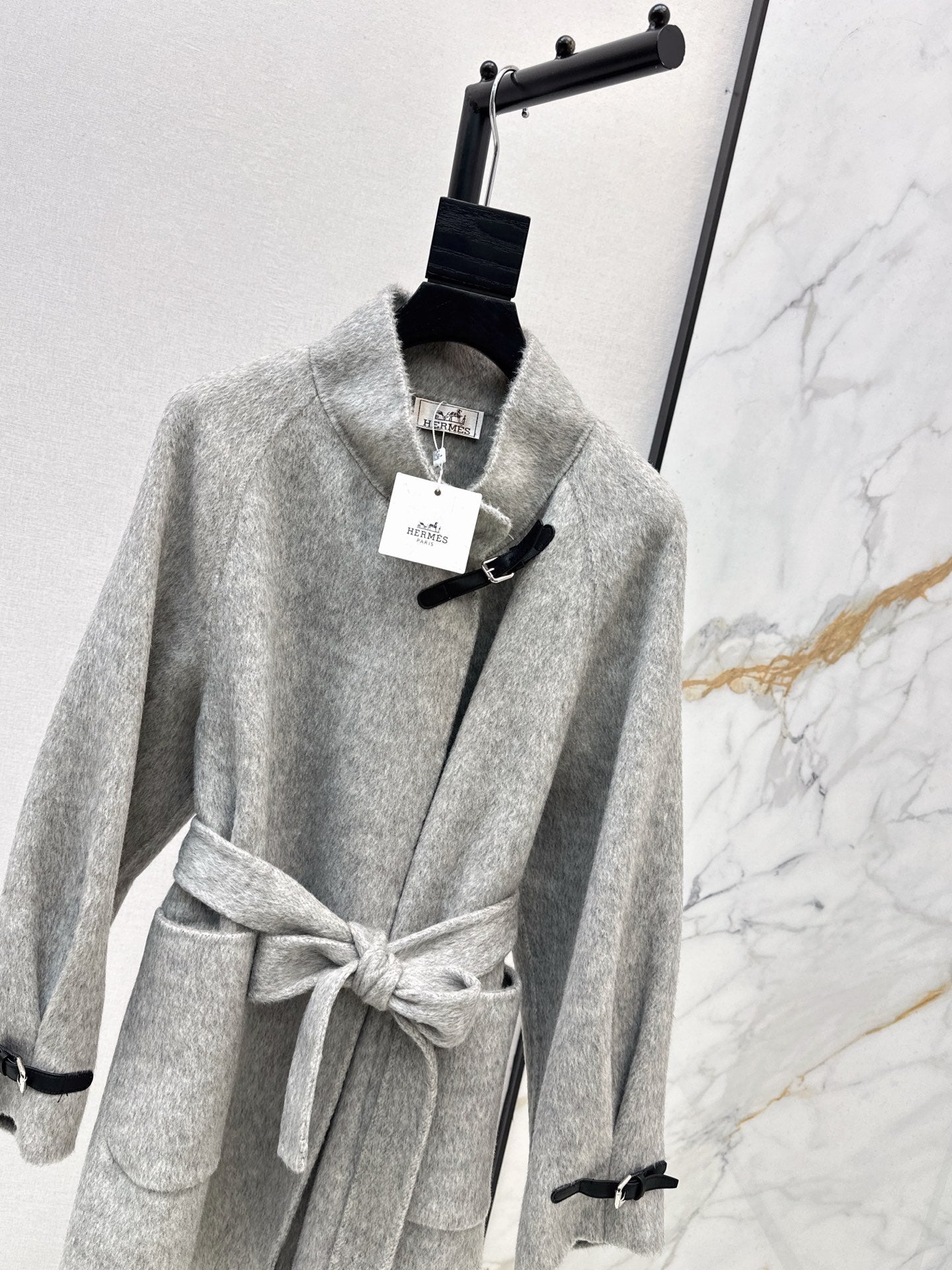 Herm NEW woolen belted overcoats