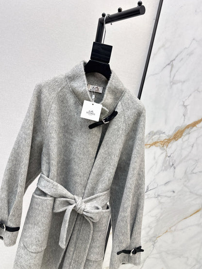 Herm NEW woolen belted overcoats