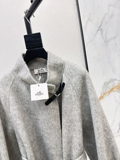 Herm NEW woolen belted overcoats