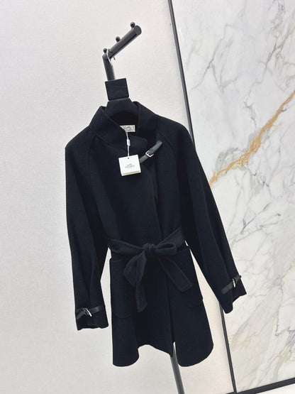 Herm NEW woolen belted overcoats