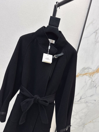Herm NEW woolen belted overcoats