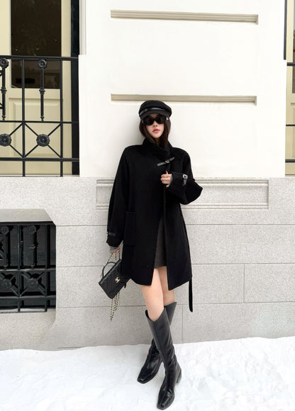 Herm NEW woolen belted overcoats