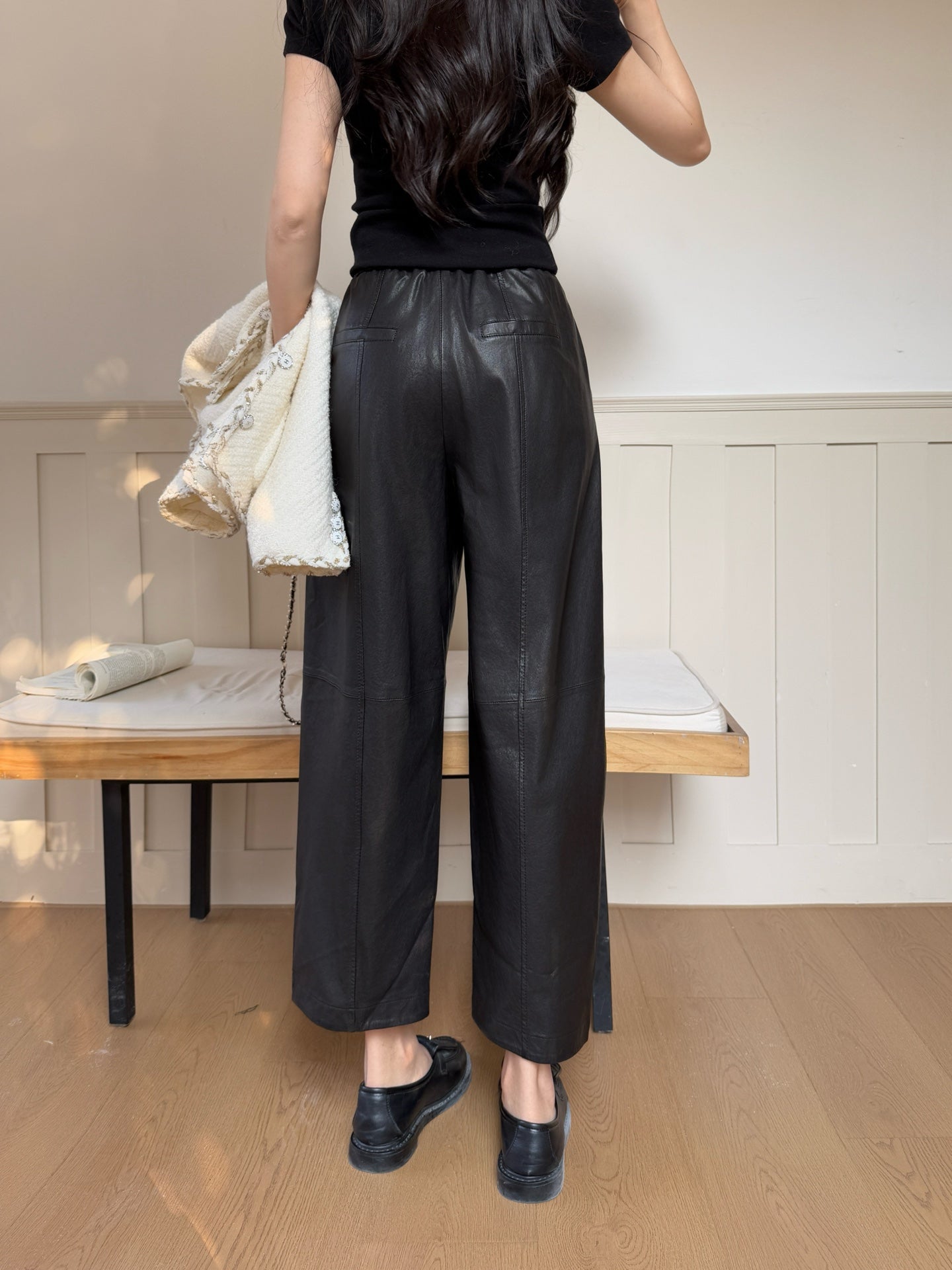 Row NEW leather pants