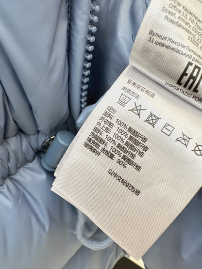 Monc NEW fleece-paneled down jacket