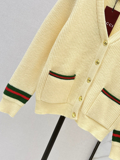 Guc NEW jacquard knit cardigan