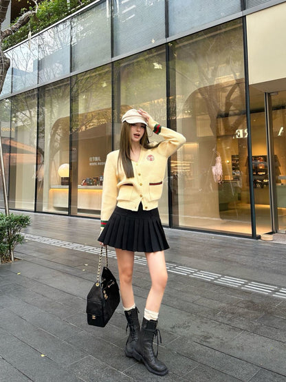 Guc NEW jacquard knit cardigan