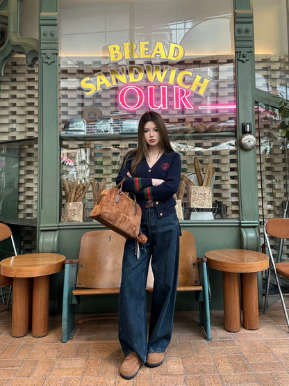 Guc NEW jacquard knit cardigan