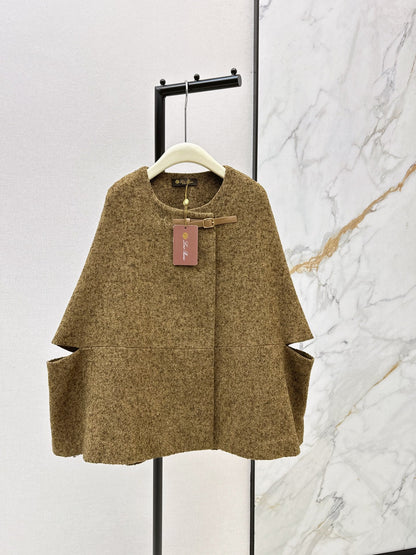 Loro NEW tweed cape coats