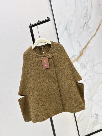 Loro NEW tweed cape coats
