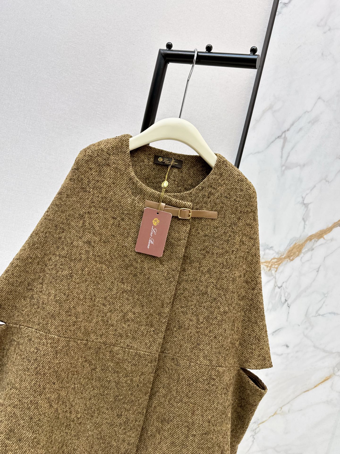 Loro NEW tweed cape coats