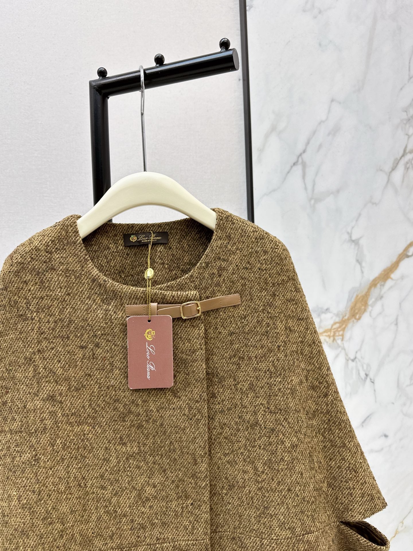 Loro NEW tweed cape coats
