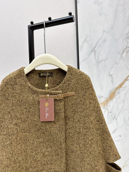 Loro NEW tweed cape coats