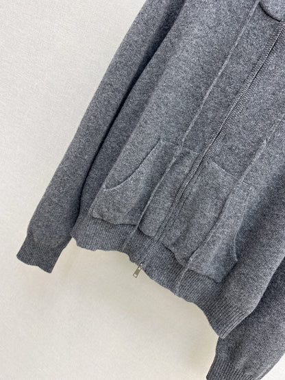 Monc NEW Hooded knitted cardigan