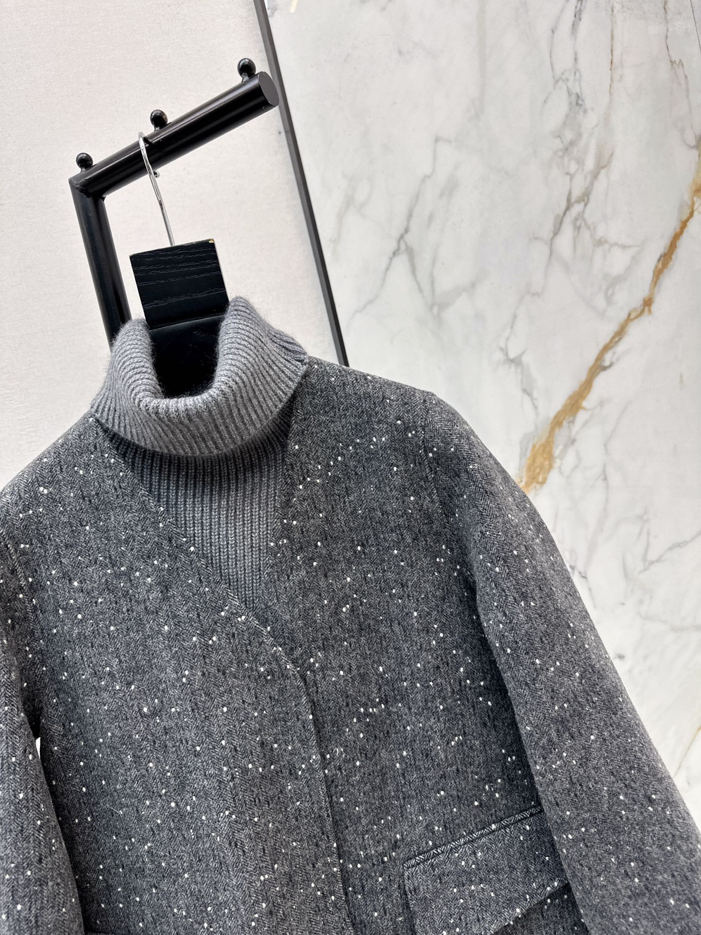 Max NEW wool jacket with shawl