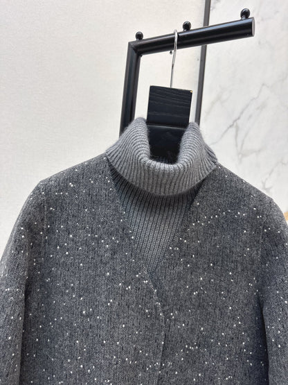 Max NEW wool jacket with shawl