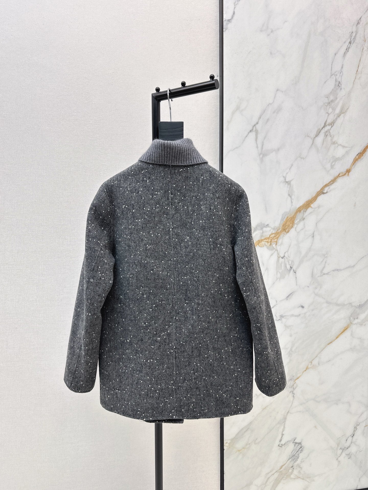 Max NEW wool jacket with shawl