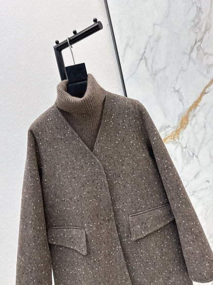 Max NEW wool jacket with shawl