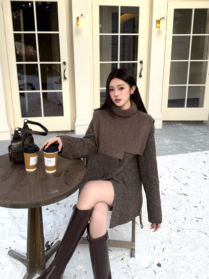 Max NEW wool jacket with shawl