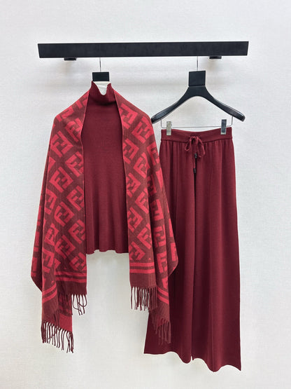 Fend NEW Knitted three-piece set