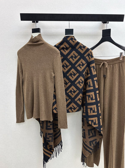 Fend NEW Knitted three-piece set