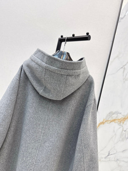 Ce1i NEW  hooded woolen iacket