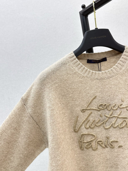 Louis NEW embroidered cashmere sweater