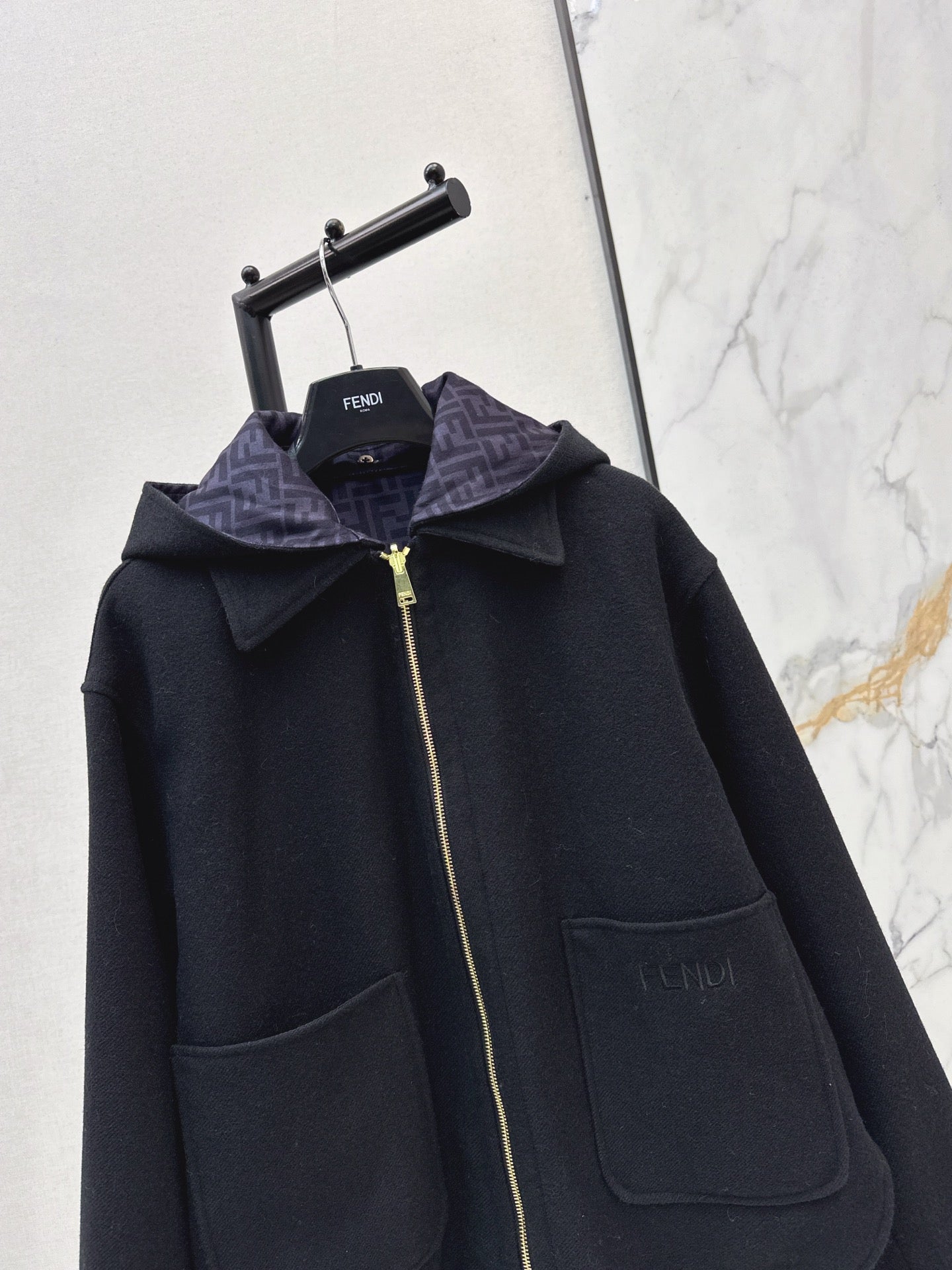 Fend NEW reversible hooded jacket