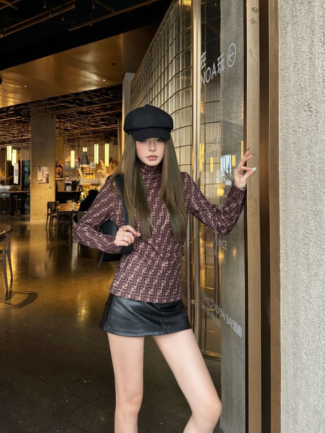 Fend NEW printed base layer shirt