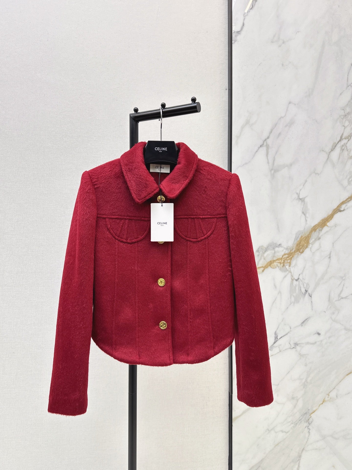 Ce1i NEW woolen vintage jacket