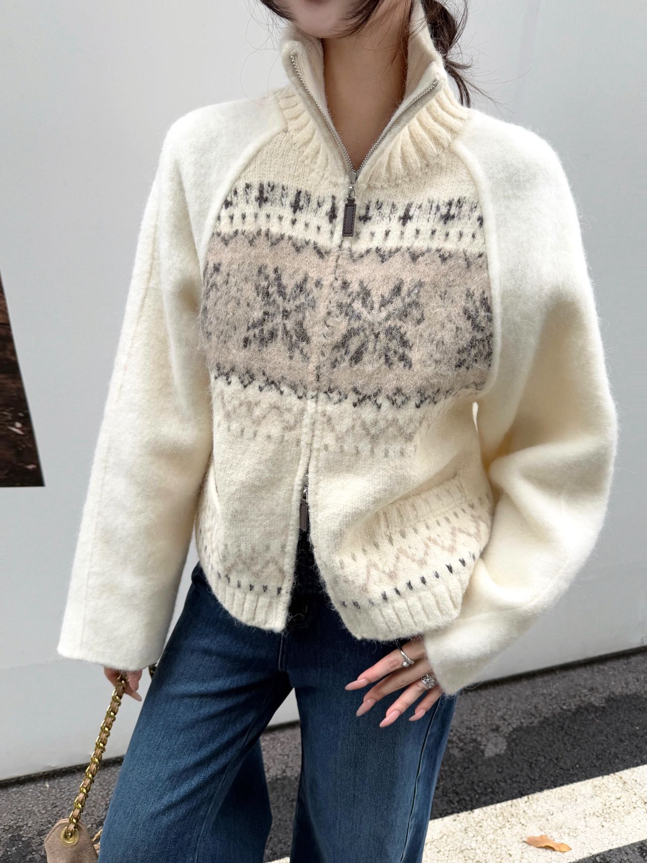 Loro NEW fair isle jacket