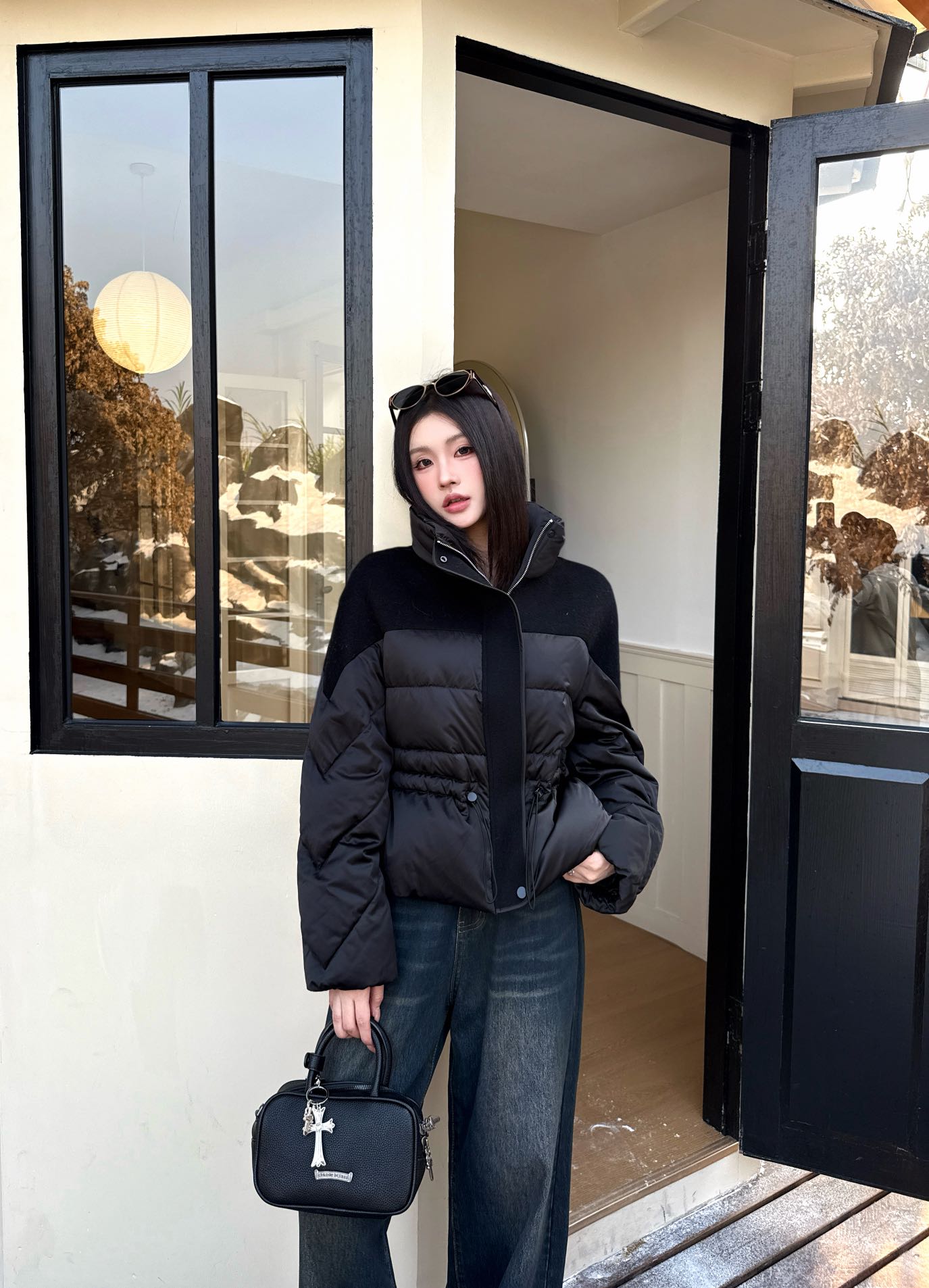 Max NEW drawstring down jacket