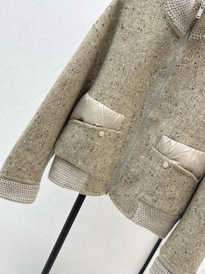 Max NEW woolen down jacket